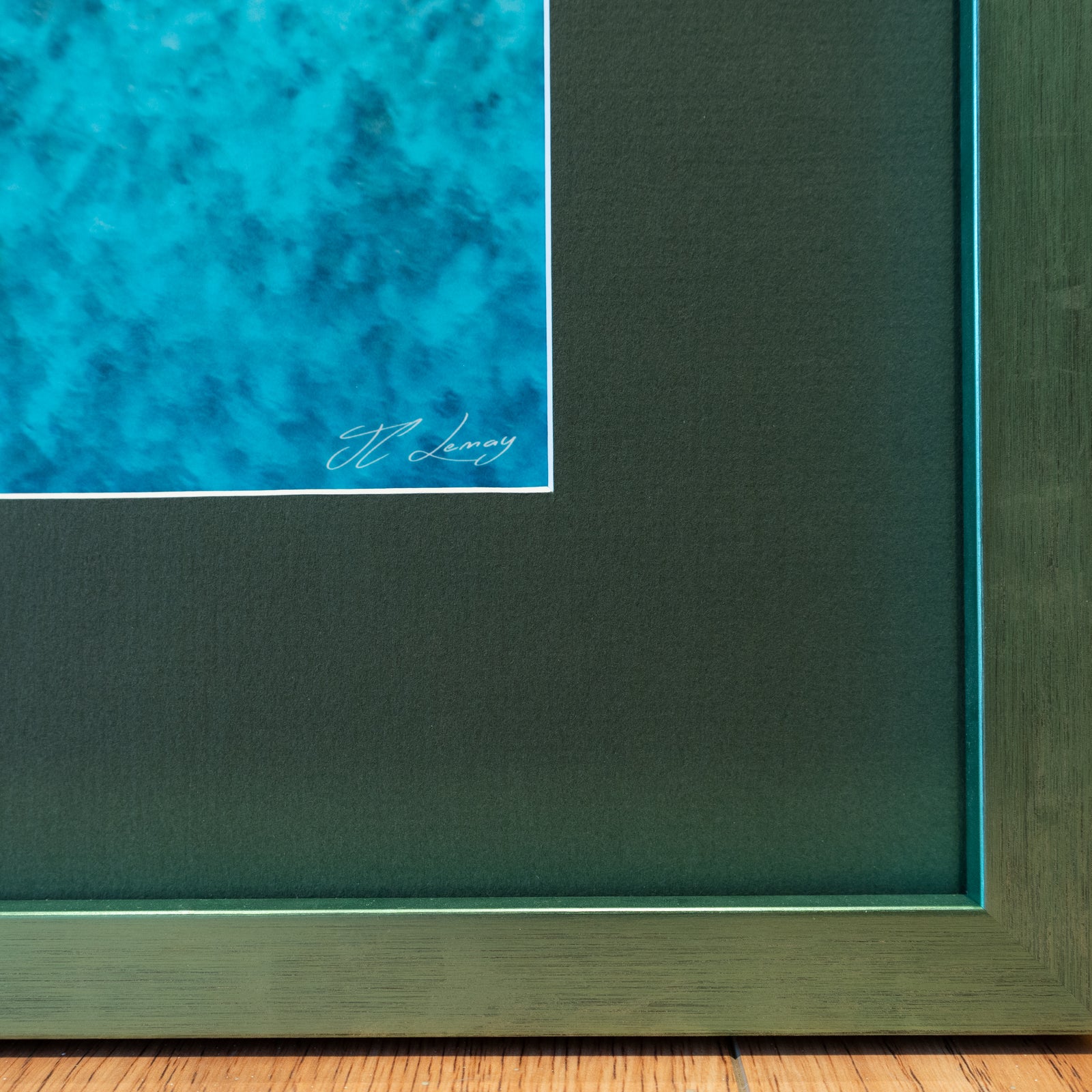 Entre mer et palmiers - Cadre galerie (24x36 pouces)