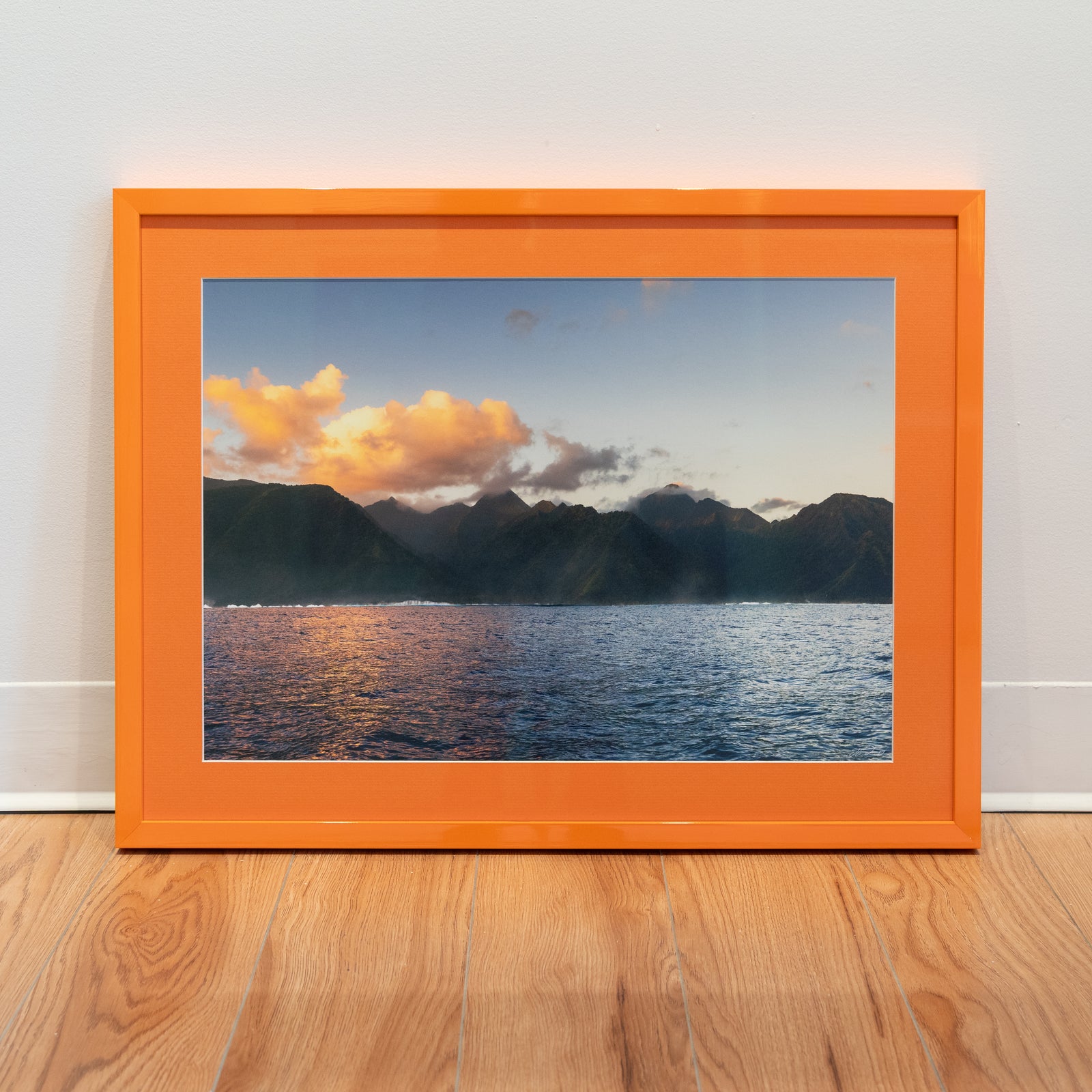 Montagnes du Pacifique - Cadre galerie (18x24 pouces)