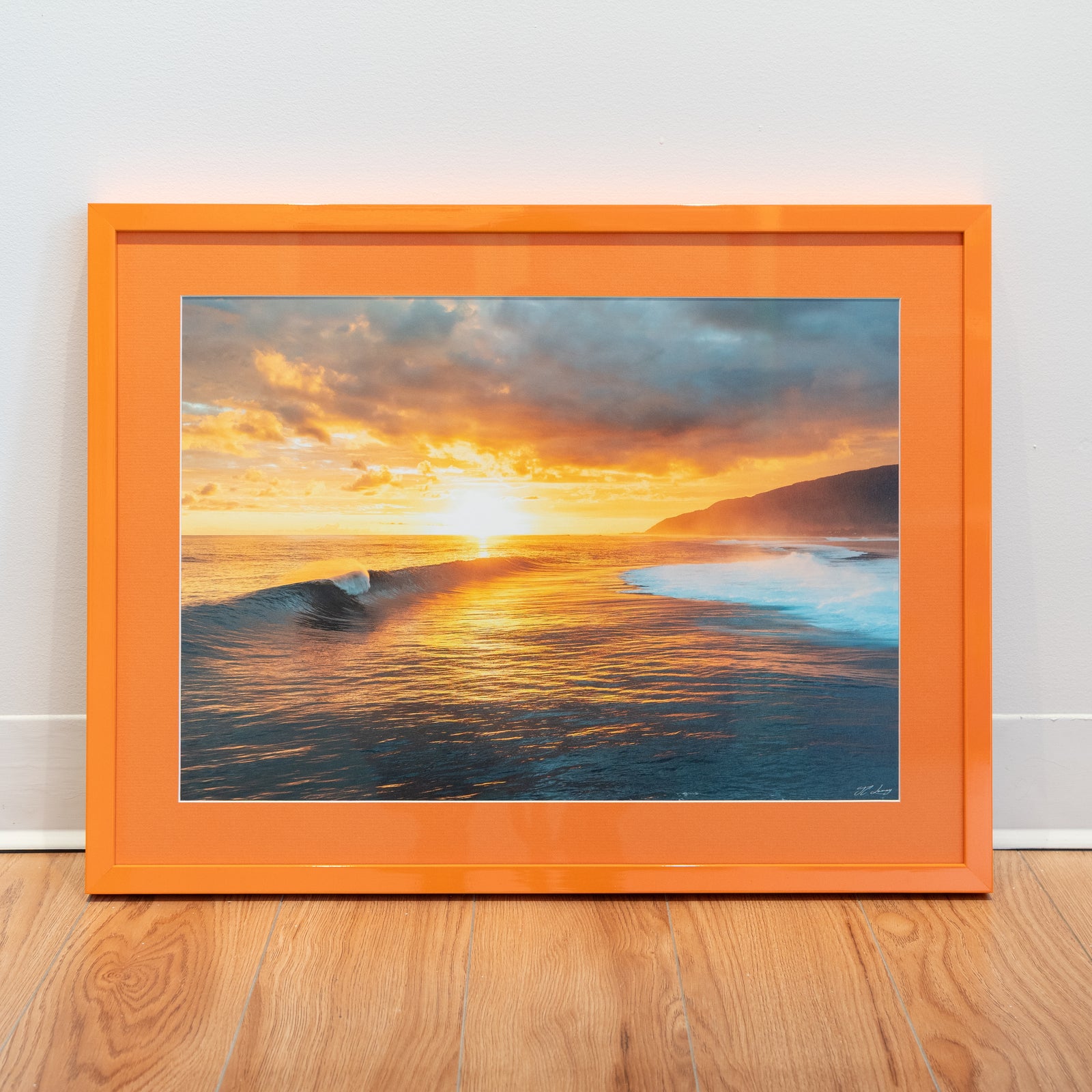 Tahiti au sunset - Cadre galerie (18x24 pouces)