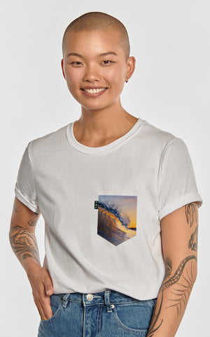 T-Shirt coupe boyfriend - Marée paiement