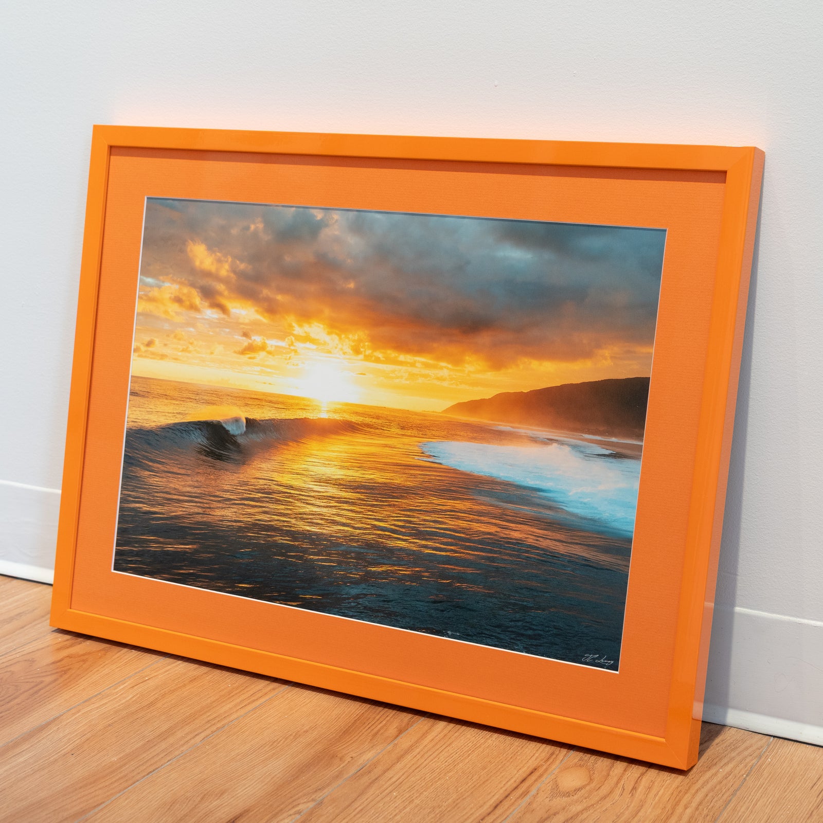 Tahiti au sunset - Cadre galerie (18x24 pouces)