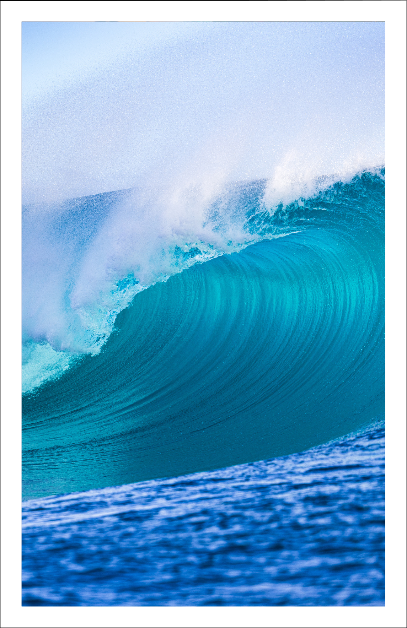 Moonset ducks - Greeting card