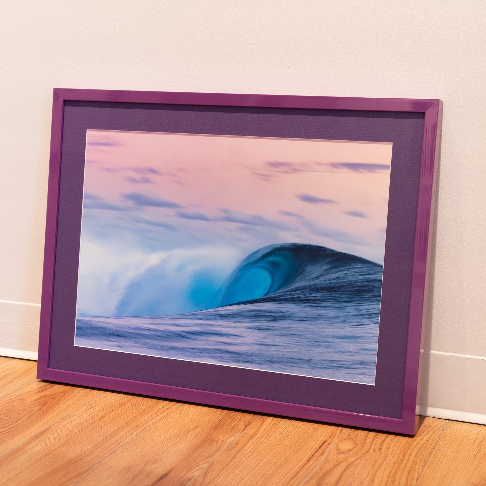 Douceur de Teahupo'o - Cadre galerie (18x24 pouces)