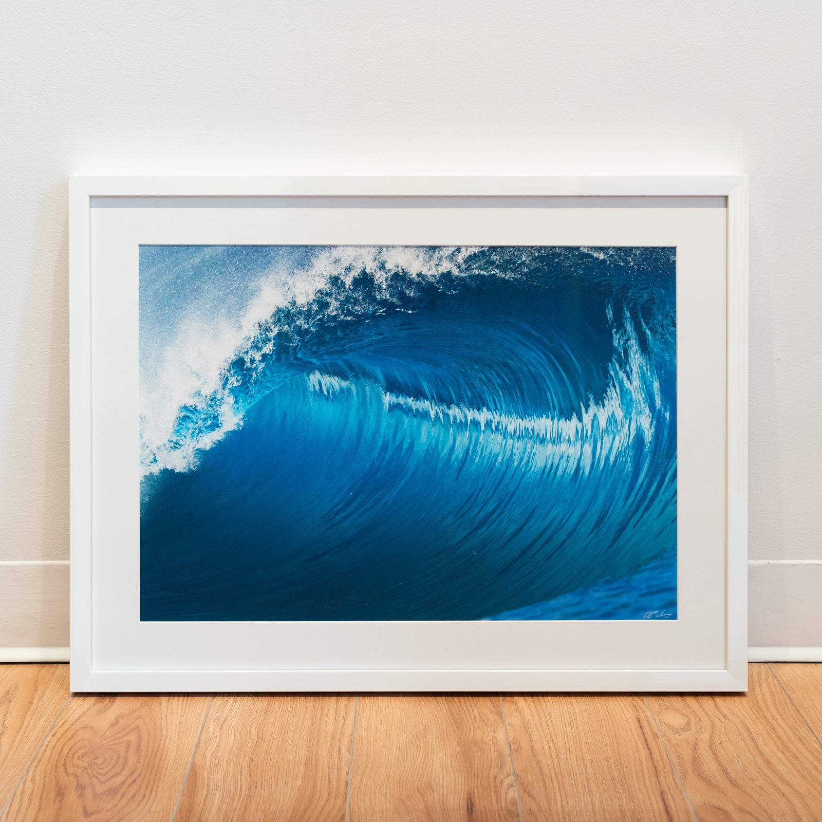 Dégradé de vague - Cadre galerie (18x24 pouces)