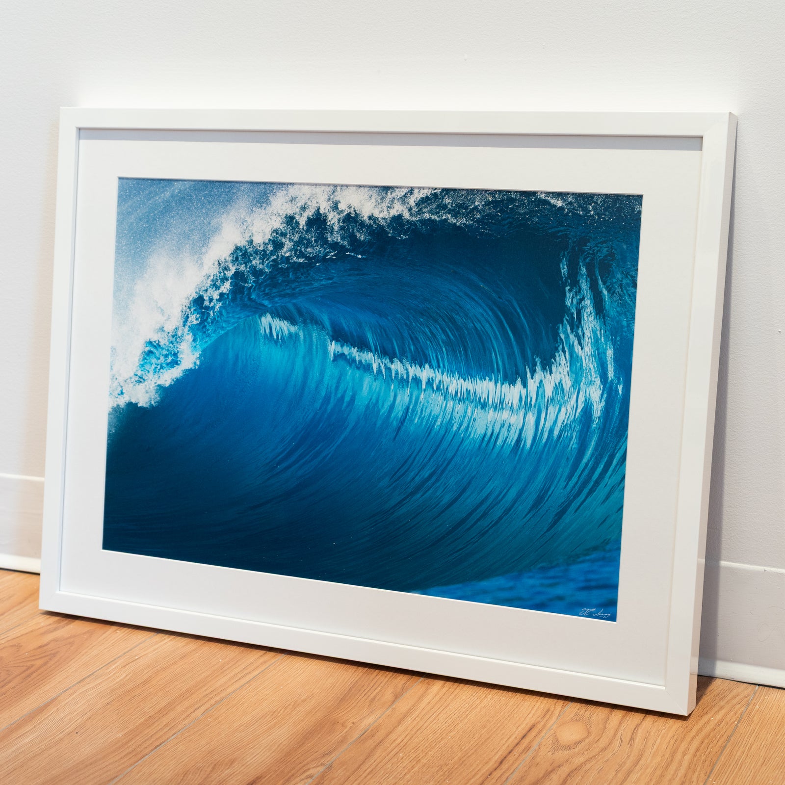 Dégradé de vague - Cadre galerie (18x24 pouces)