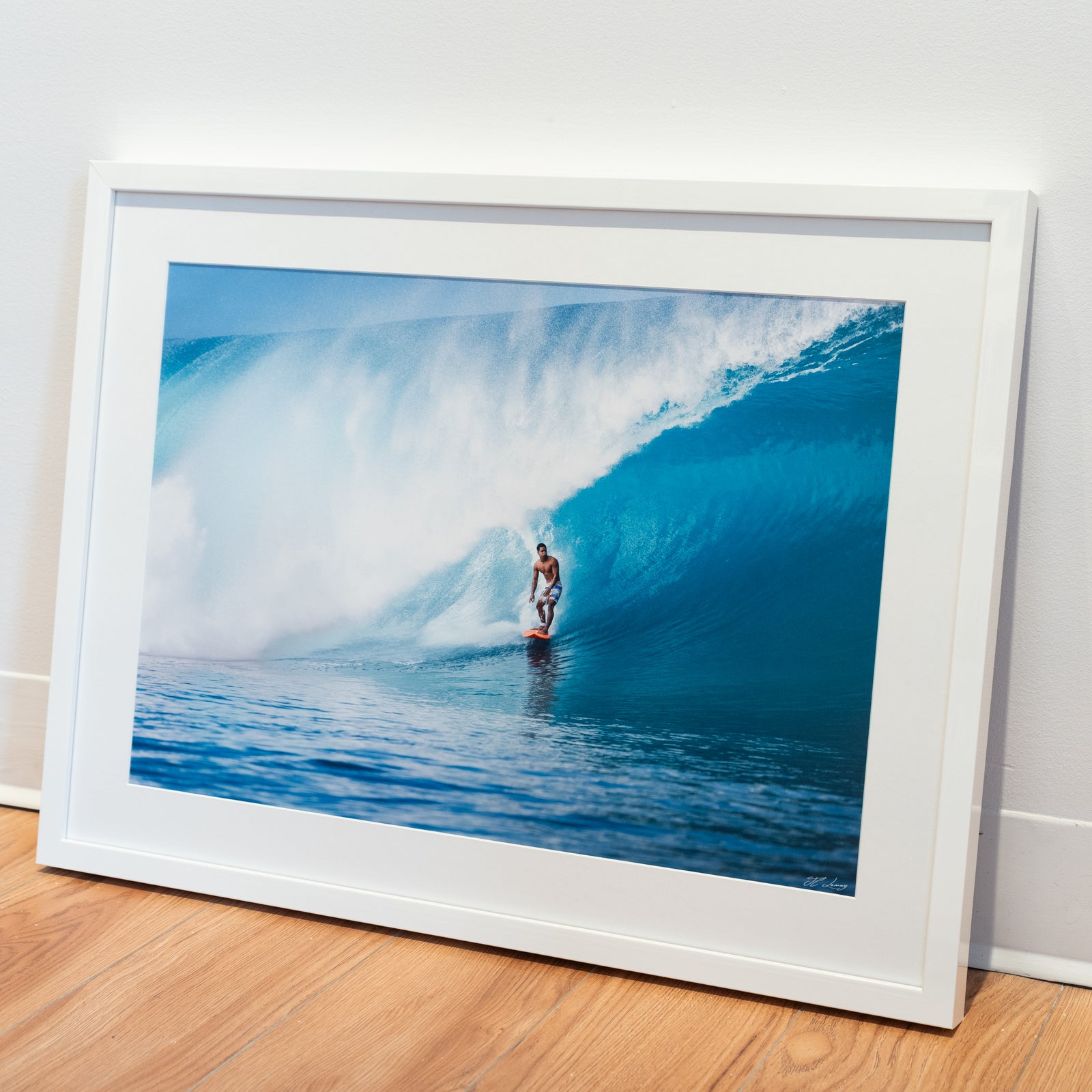 Sortie de vague - Cadre galerie (18x24 pouce)