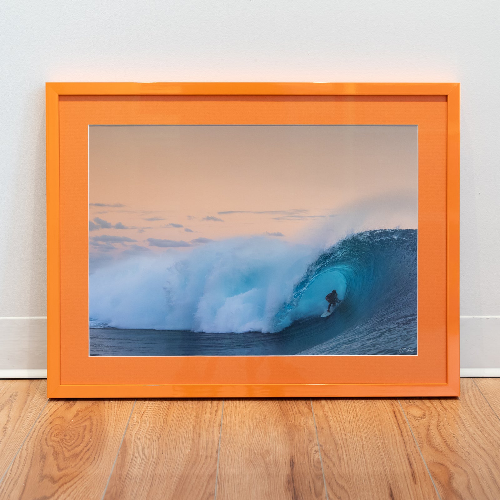 Dans la vague - Cadre galerie (18x24 pouces)