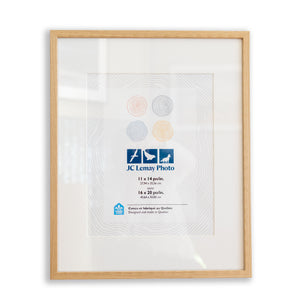 Wood frame with glass - 16x20 inches (41x51cm)