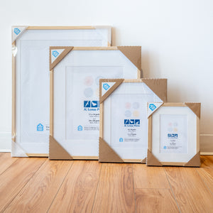 Cadre en bois vitré - 11x14 pouces (28x35cm)