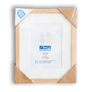 Cadre en bois vitré - 8x10 pouces (20x25cm)