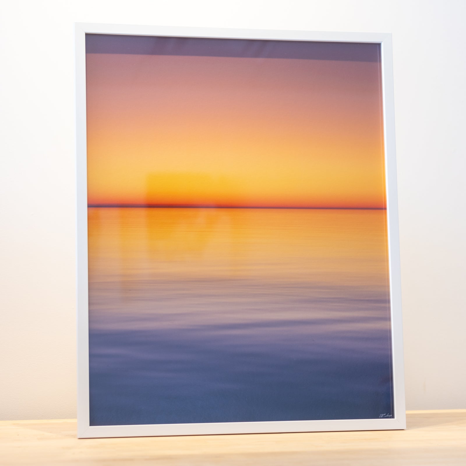 Sunset - frame 24x30 inches