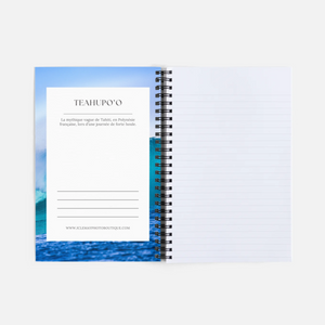 Cahier de notes - Vague Teahupo'o