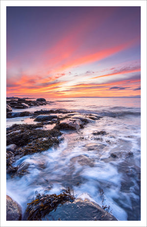 Rimouski sunset - Carte de souhaits