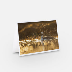 Golden pearls - Greeting Card