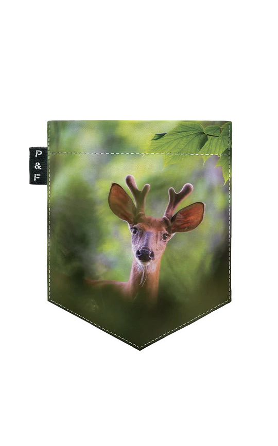 T-Shirt col en V semi-ajusté - Cerf Pathétik