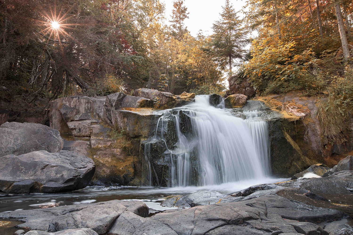 Saint-Simon waterfall