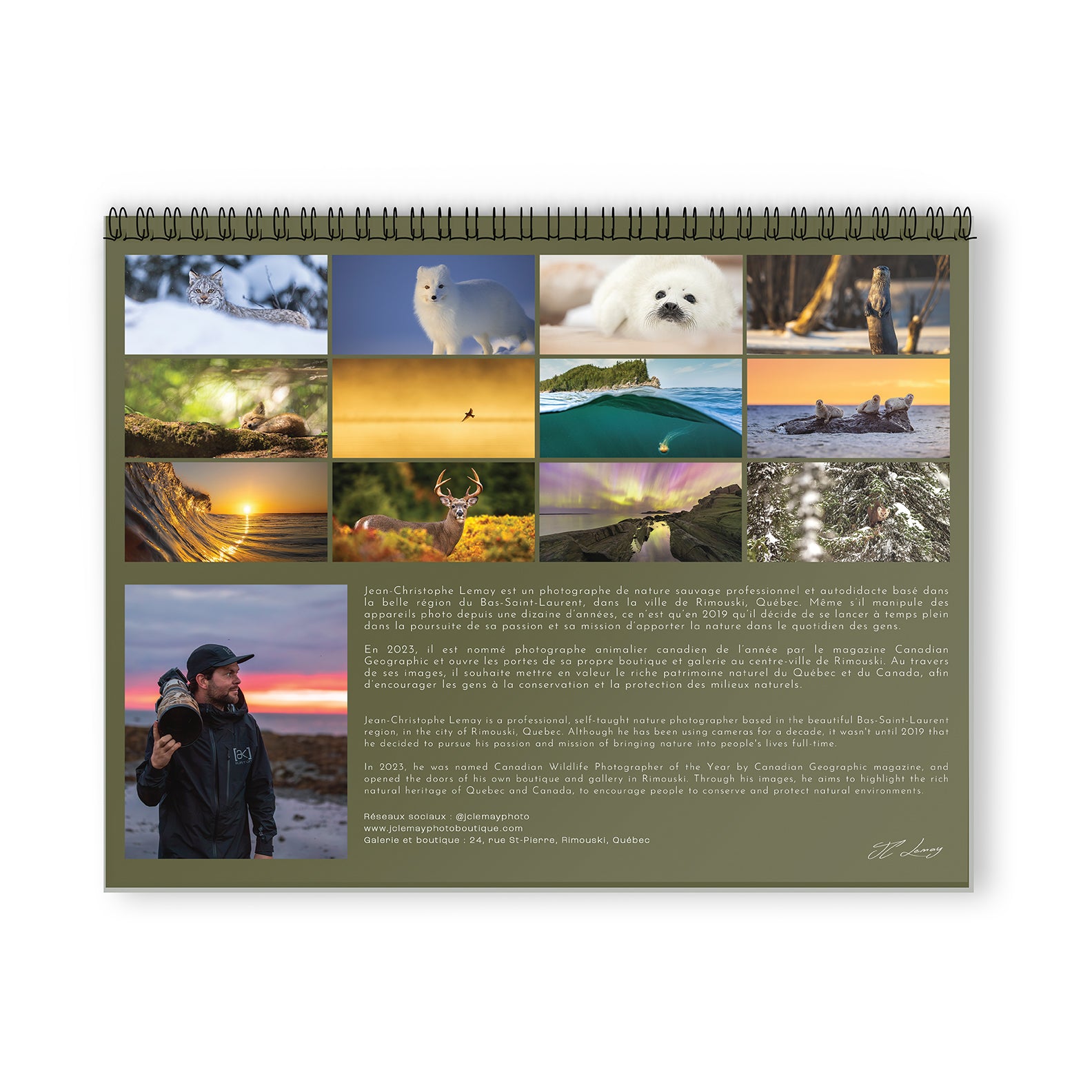 Calendrier 2026 - édition classique