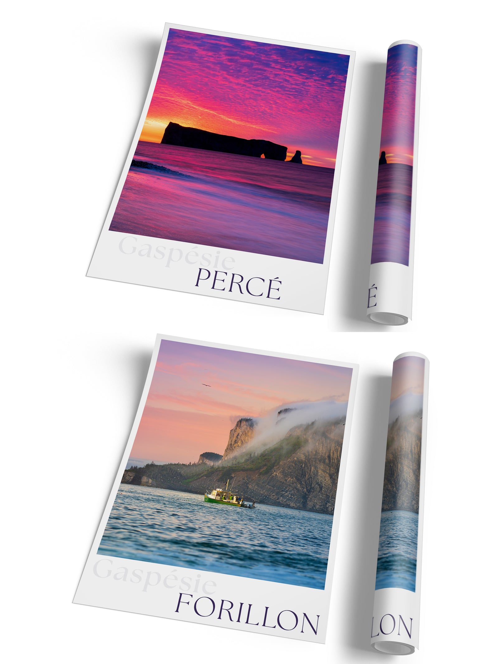 Duo affiches - Gaspésie