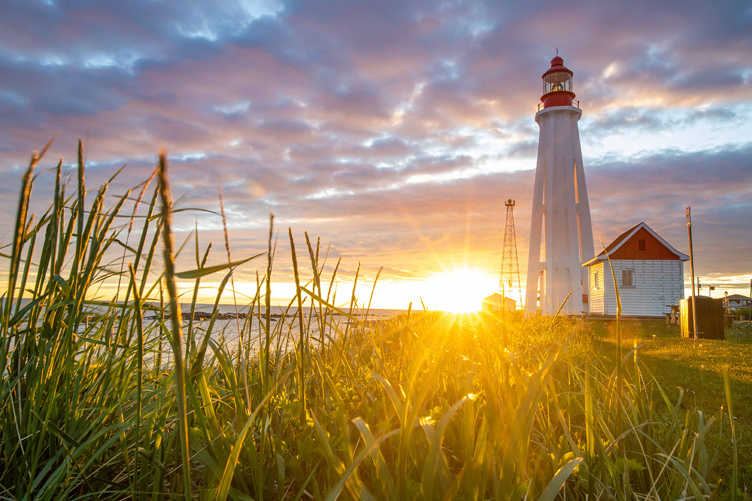 Sunrise over the lighthouse