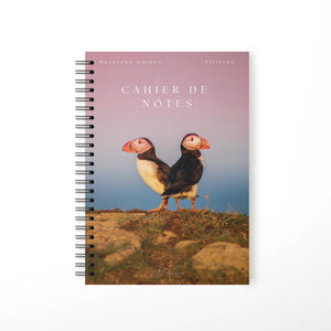 Cahier de notes - Macareux
