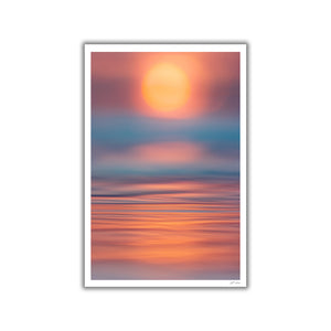 Abstract sunset