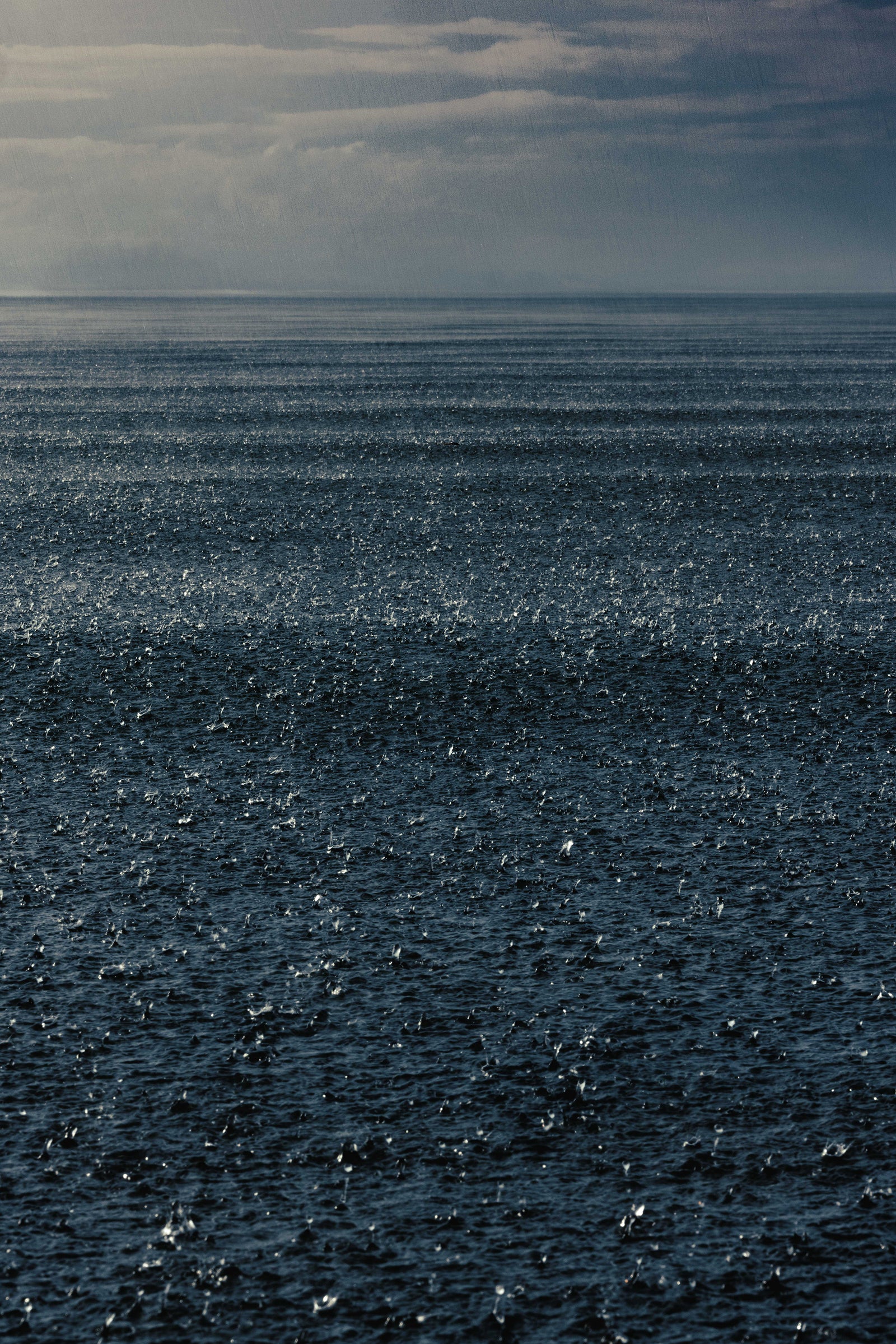 Rain on the Saint Lawrence (vertical)