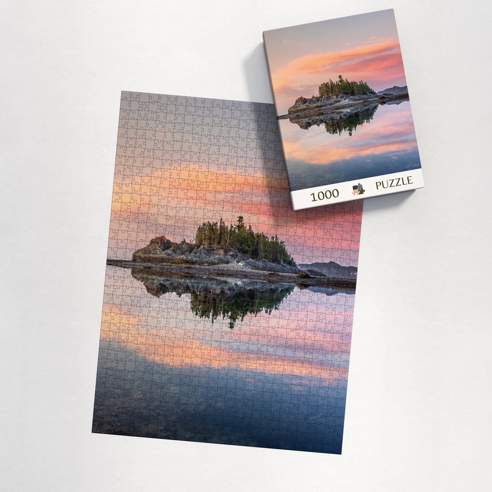 Puzzle - Island reflection