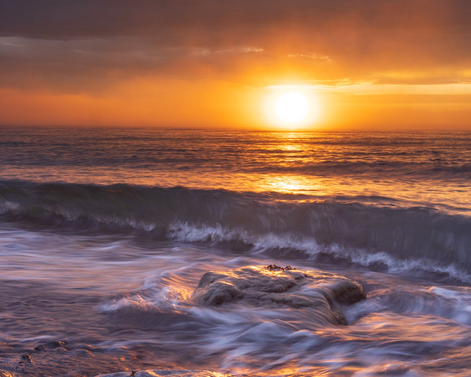 Sunset in Rocher Blanc