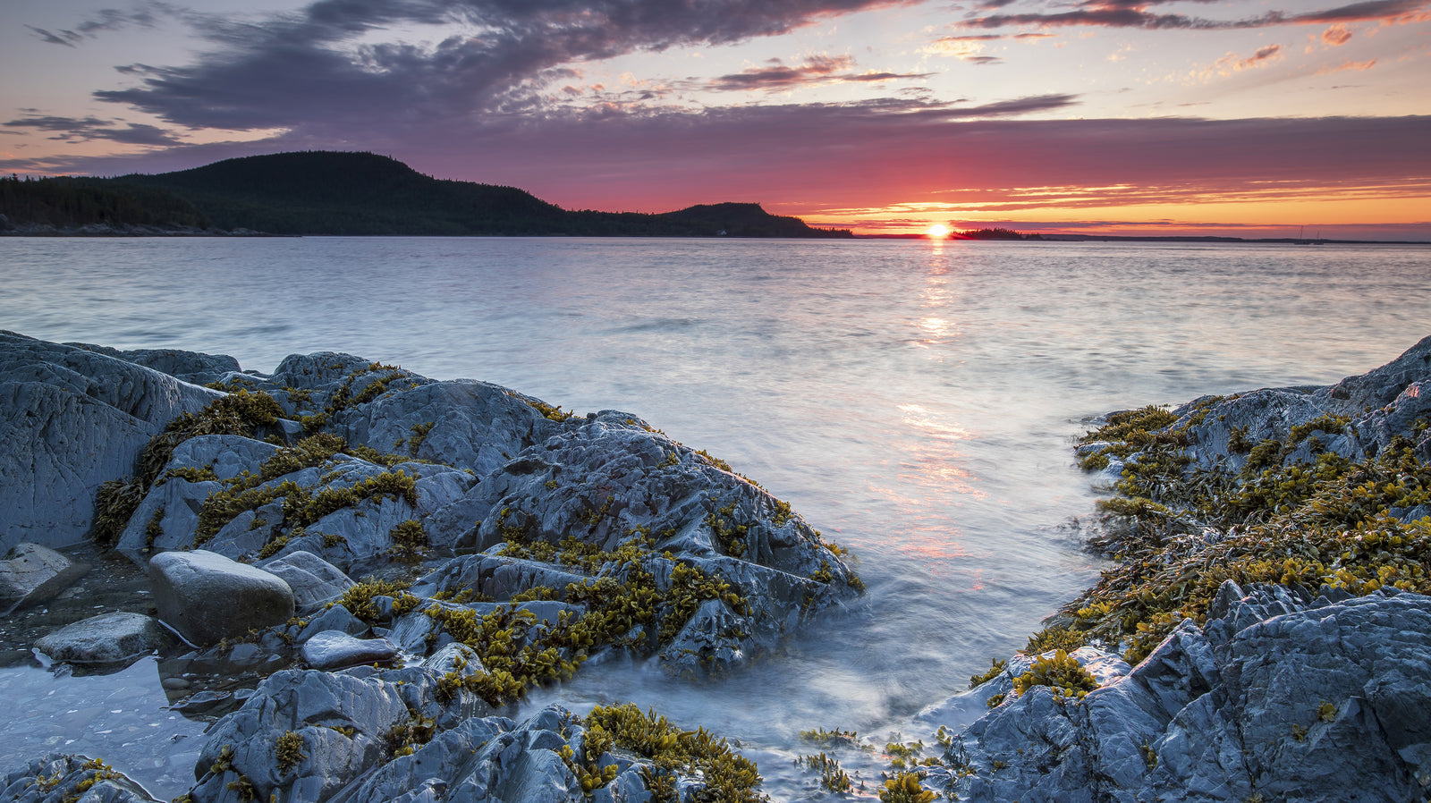 Sunset on the island