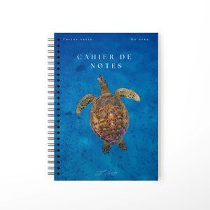 Cahier de notes - Tortue verte
