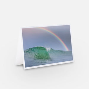Rainbow wave - Greeting Card
