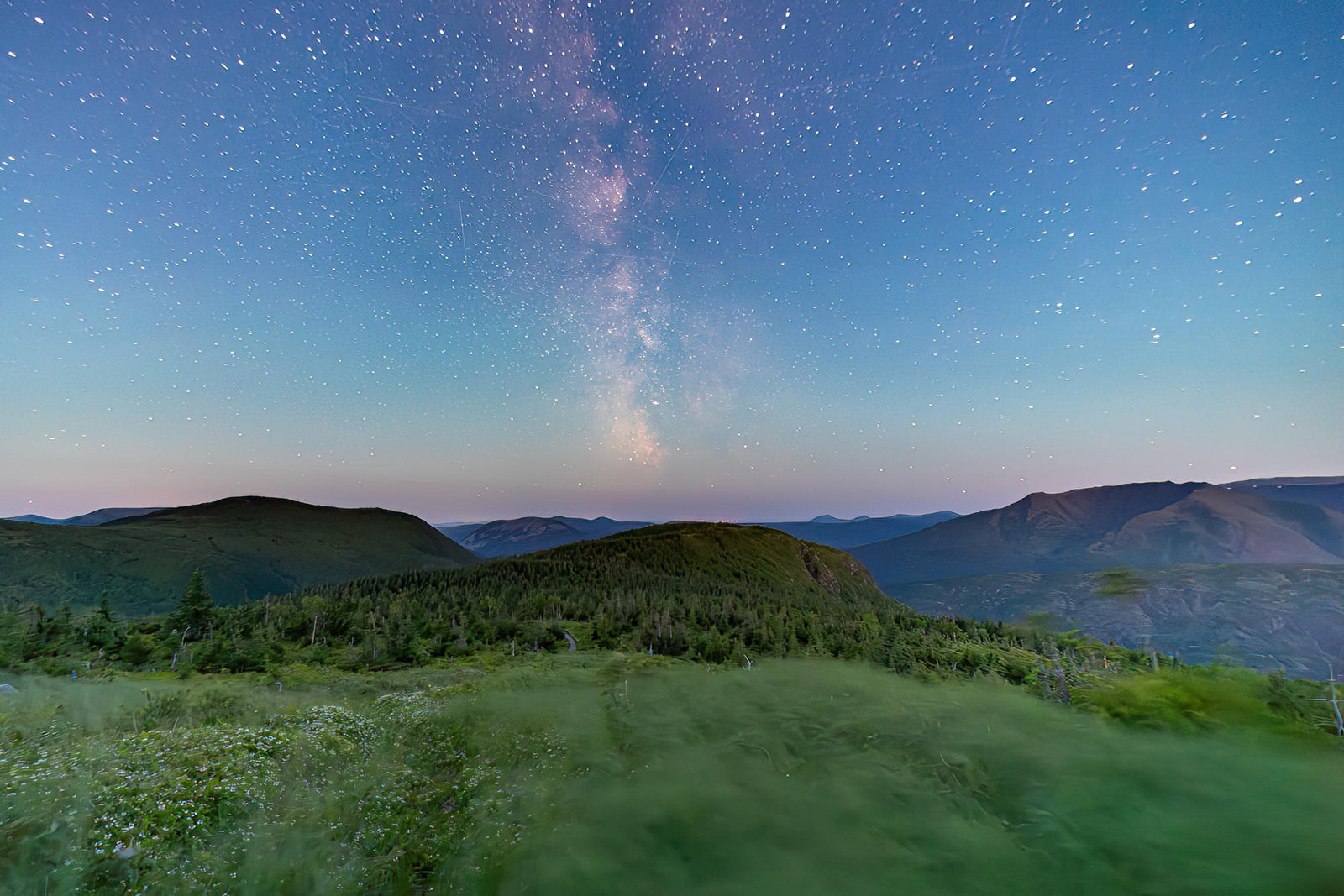 Voie lactée et vent