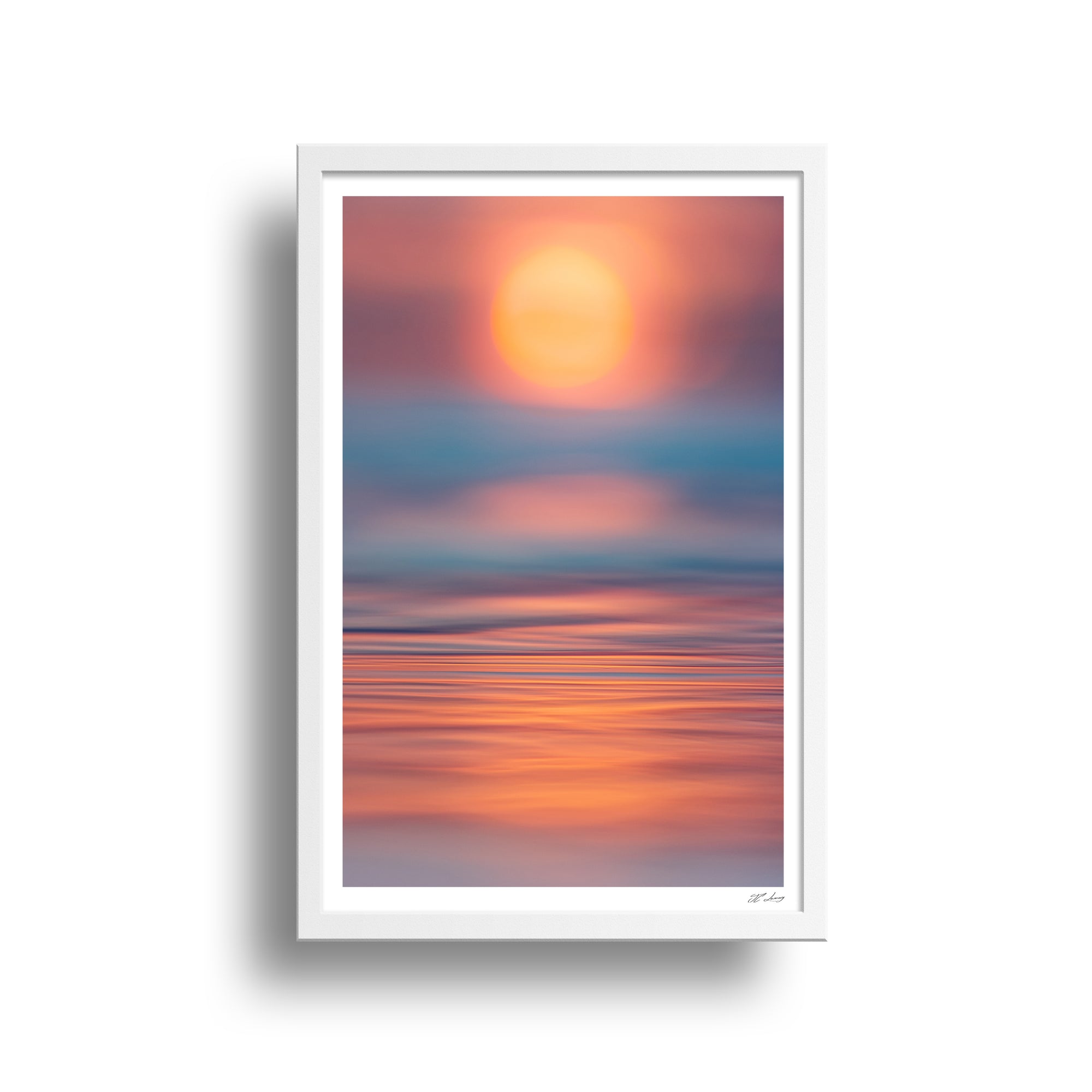Abstract sunset