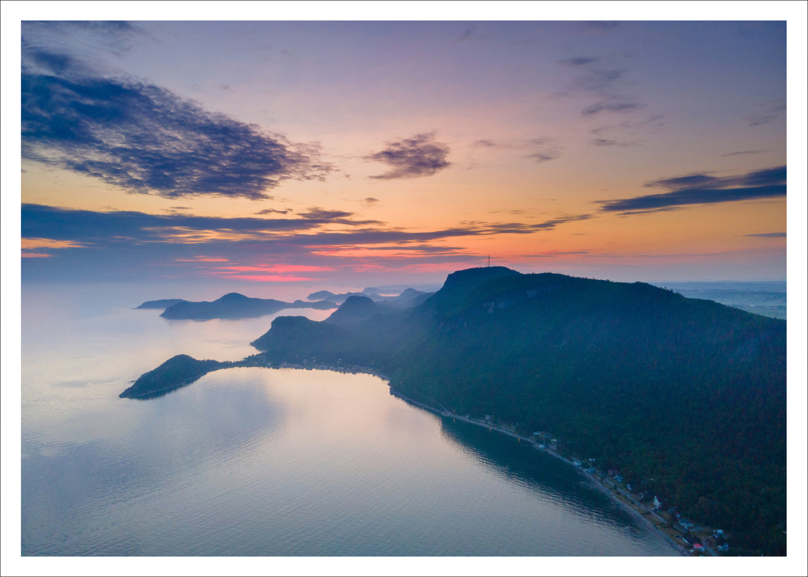 Bic vu des airs - carte postale