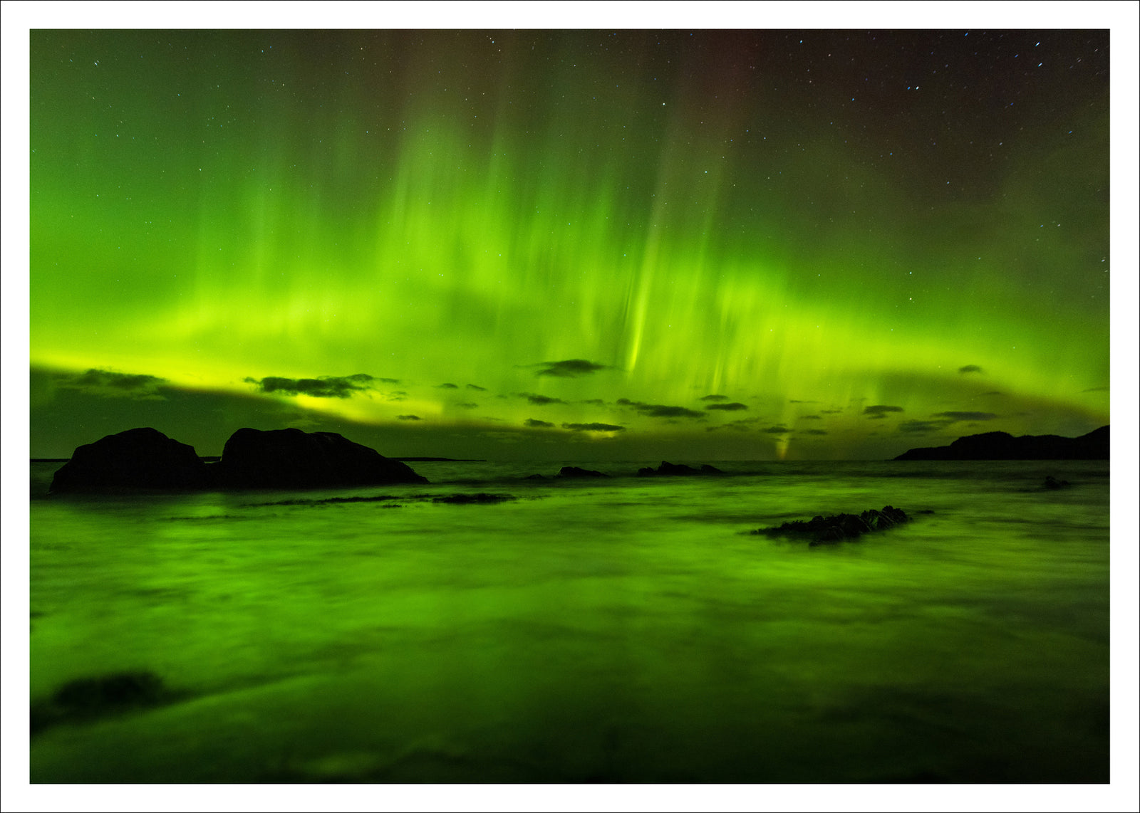 Aurores sur le Saint-Laurent - carte postale