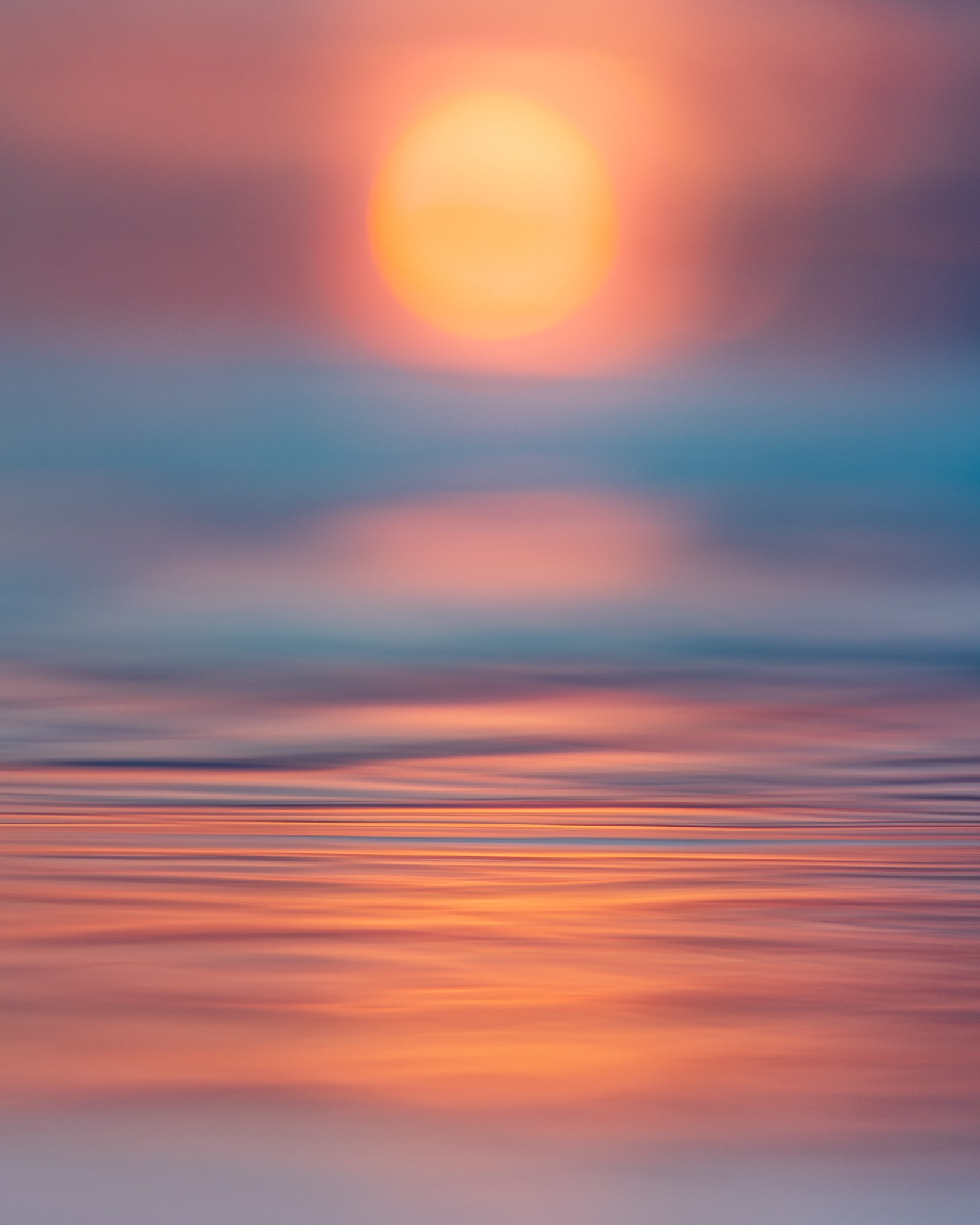 Abstract sunset