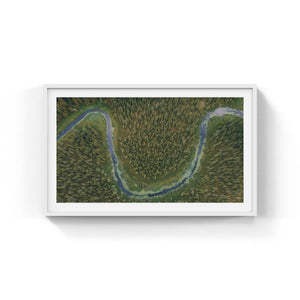 S-shaped river