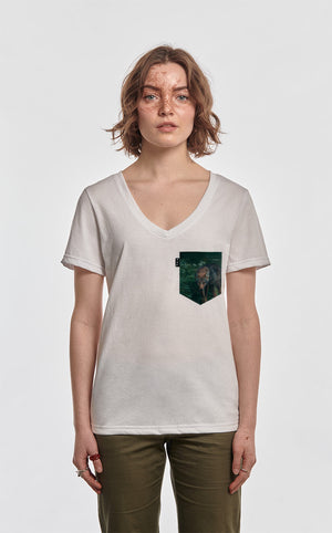 T-Shirt col en V semi-ajusté - Ne pas flatter
