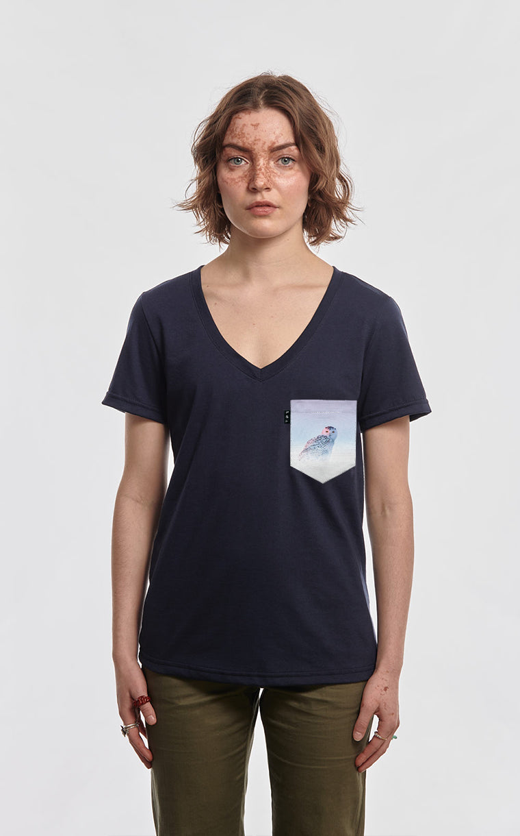 Semi-adjusted V-neck T-shirt - Craque tanuk