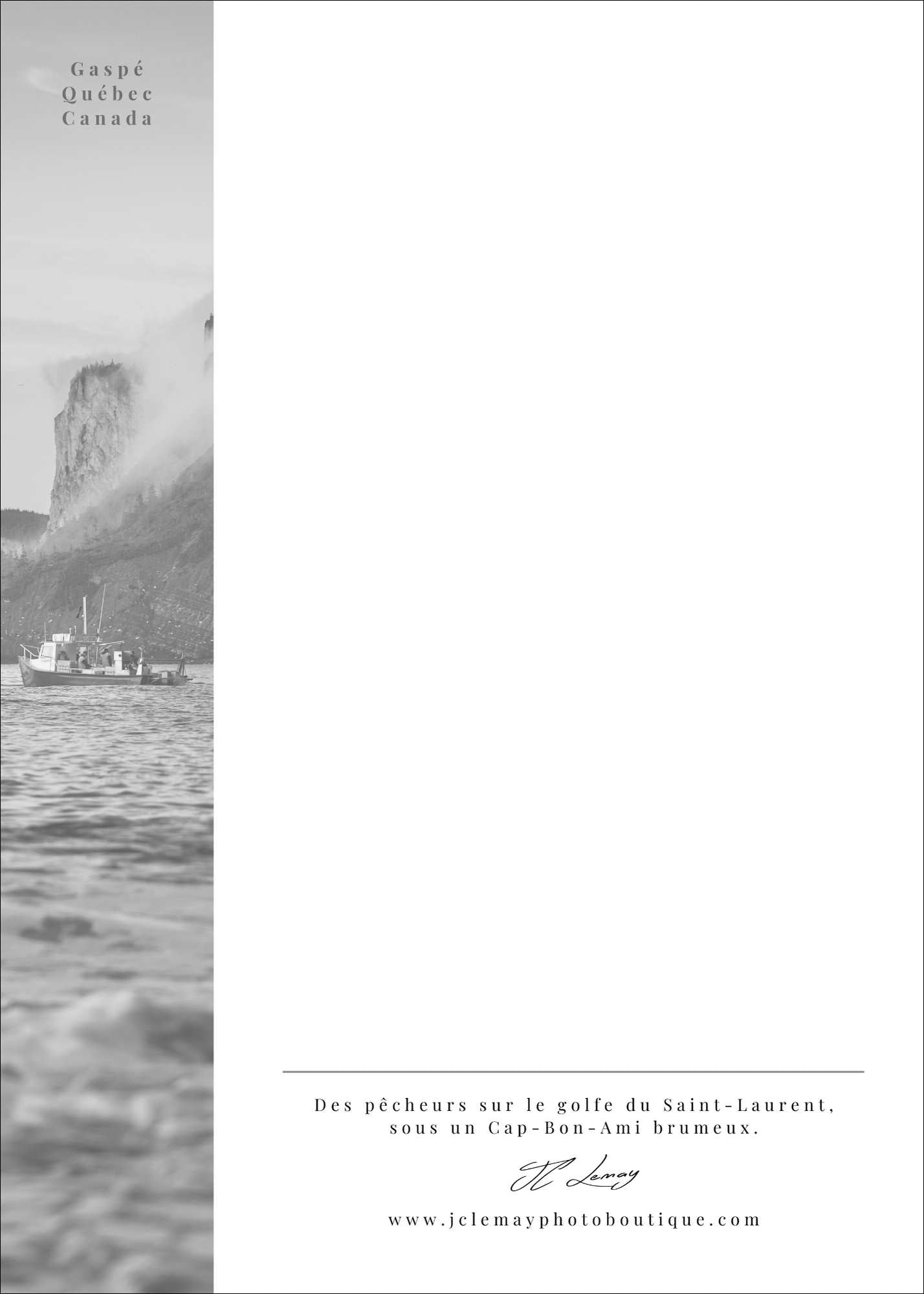 Pêcheurs X Cap - carte postale