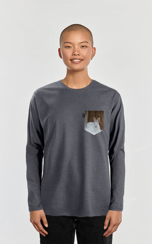 T-Shirt à manches longues (unisexe) - Lièvre Gercé
