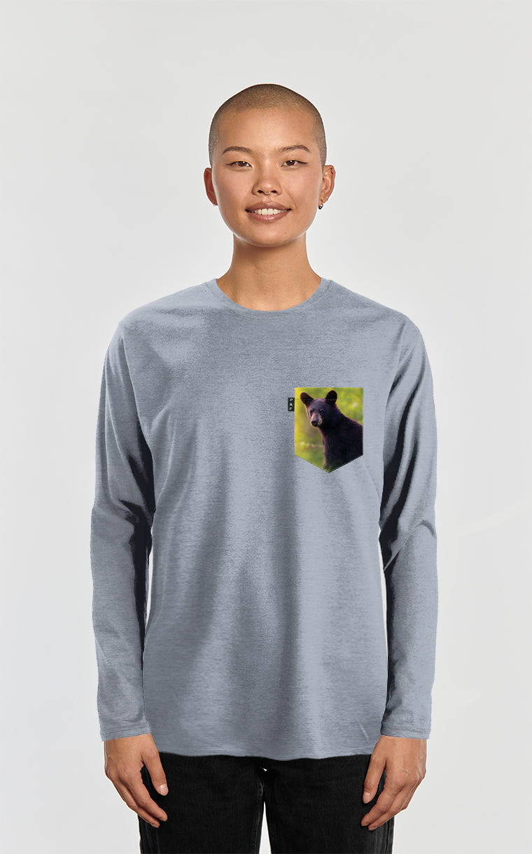 Long-sleeve T-Shirt (unisex) - La moyenne ours