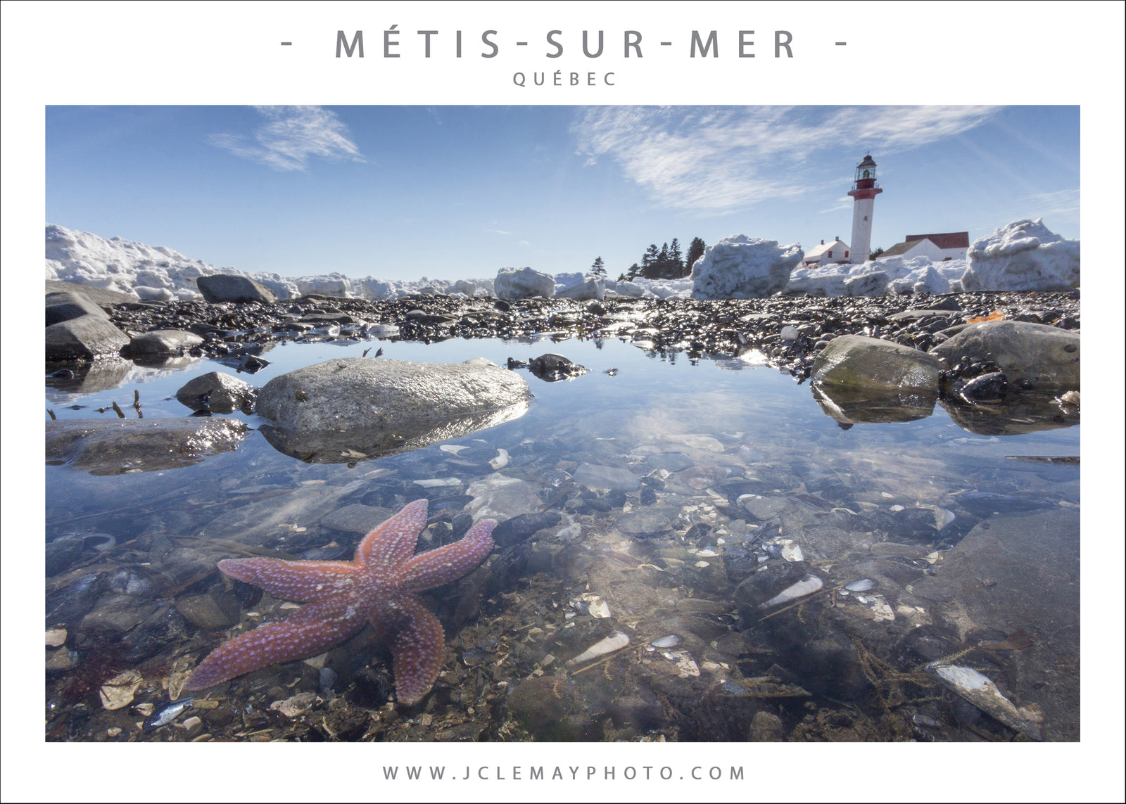 Carte postale du Phare de Métis-sur-Mer par Jc Lemay photo