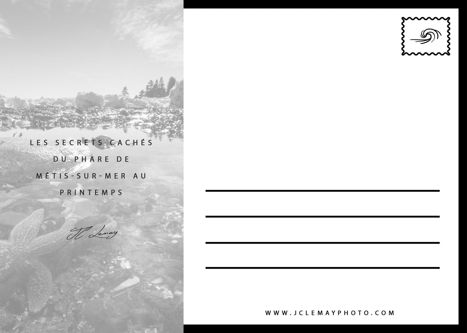 Carte postale du Phare de Métis-sur-Mer par Jc Lemay photo